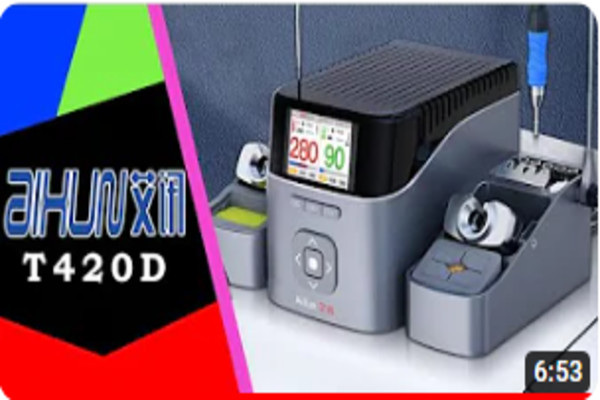 Aixun T420D Double soldering iron station for demanding customers / Review