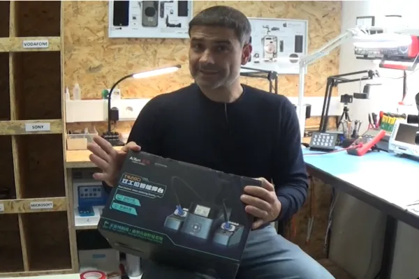 Estação de Soldar Aixun T420D Dual Channel Review-By Academia de Assistência Técnica