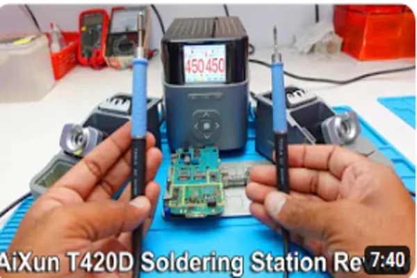 AiXun T420D Dual Channel Smart Soldering Station with T210 & T245 Soldering Iron Review