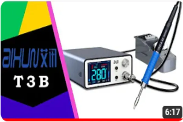 AiXun T3A Mega soldering station with 200W!? / 4K Review