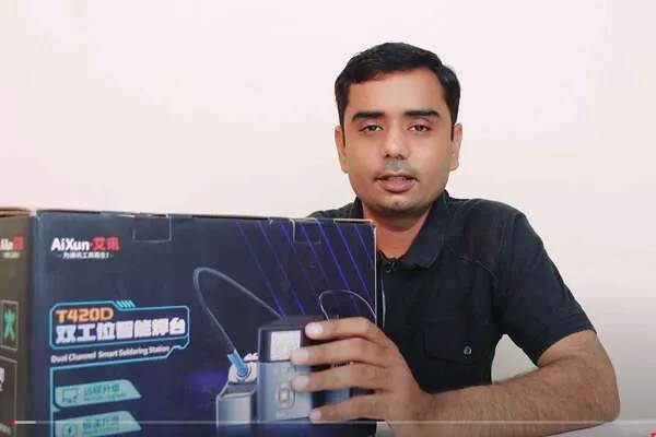  By Majid Goraya (Hindi)- AiXun T420D Dual Channel Smart Soldering Station with T210 & T245 Soldering Iron Review