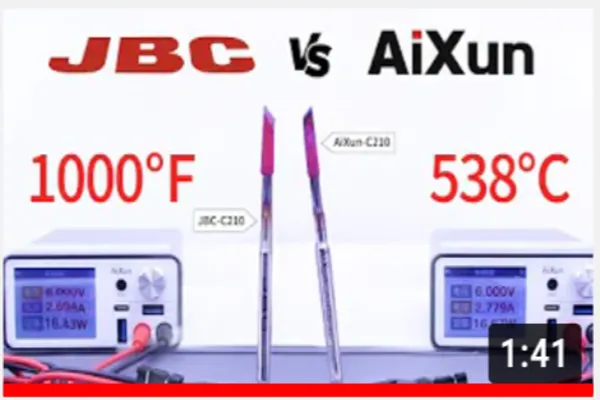 C210 Soldering Iron Tips Glows in Red on Heating to 1000 °F (The Best JBC Tips Replacement )