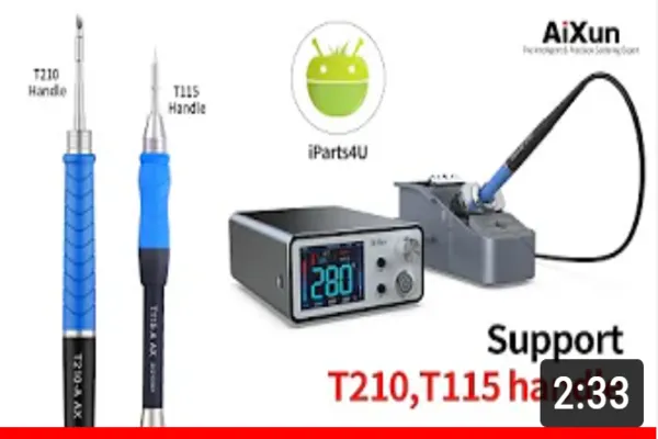 Micro Soldering Station AiXun T3B VS JBC CD2 Real Testing! (How is it? Who is Better?)