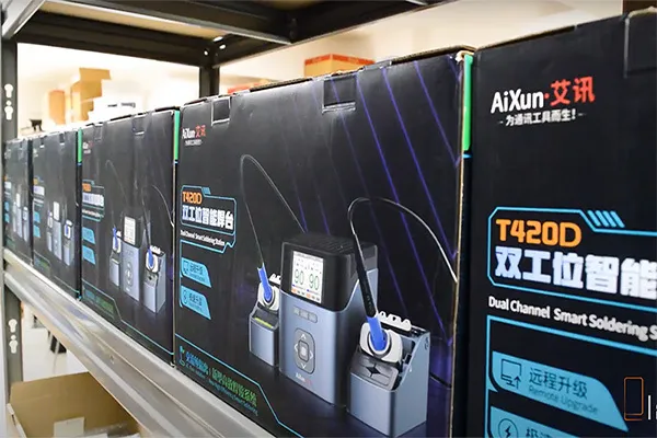 UNBOXING AIXUN T420D Intelligent Double Welding Station With T210 T245 Soldering Iron for Repair