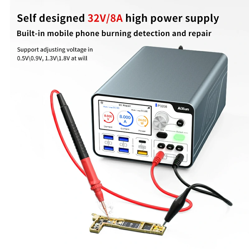 P3208 320W Smart Regulated Power Supply 32V/8A One Key Boot Power Box  6