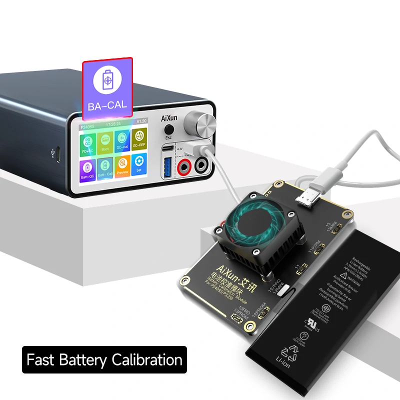P2408S Intelligent Regulated 24 Volt DC Power Supply for Mobile Repair 2