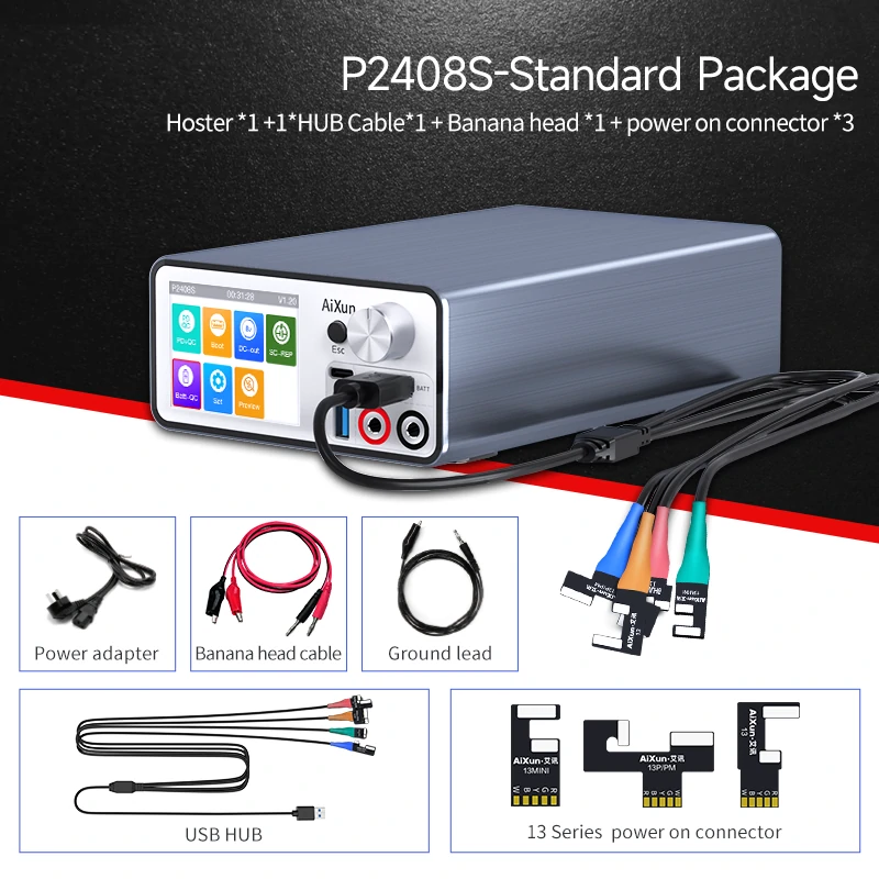 P2408S Intelligent Regulated 24 Volt DC Power Supply for Mobile Repair 7