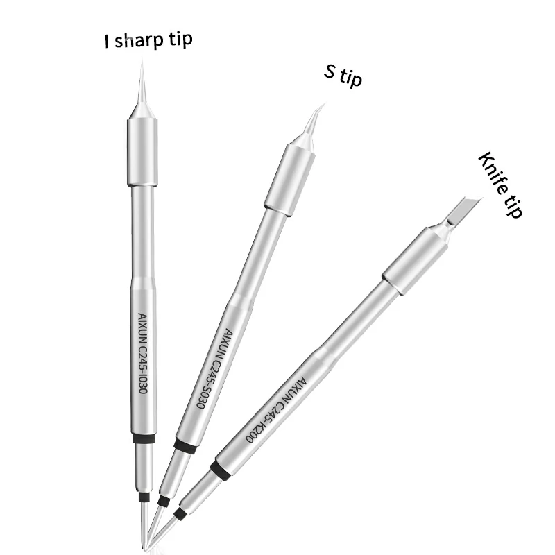 C245 Soldering Iron Tips Lead-Free Replacement Tips Compatible with Soldering Station 7