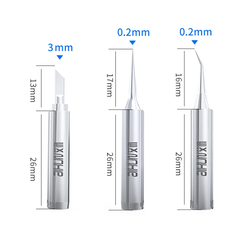 5PCS 936 Universal Lead-Free Silver Soldering Iron Tips Replacement  5