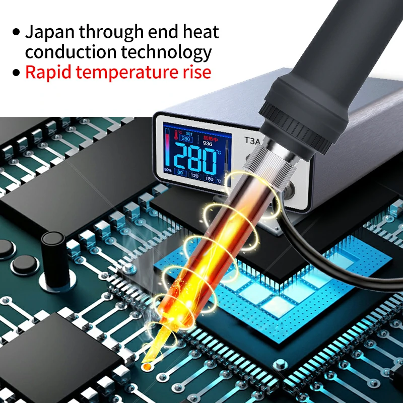 5PCS 936 Universal Lead-Free Silver Soldering Iron Tips Replacement  6