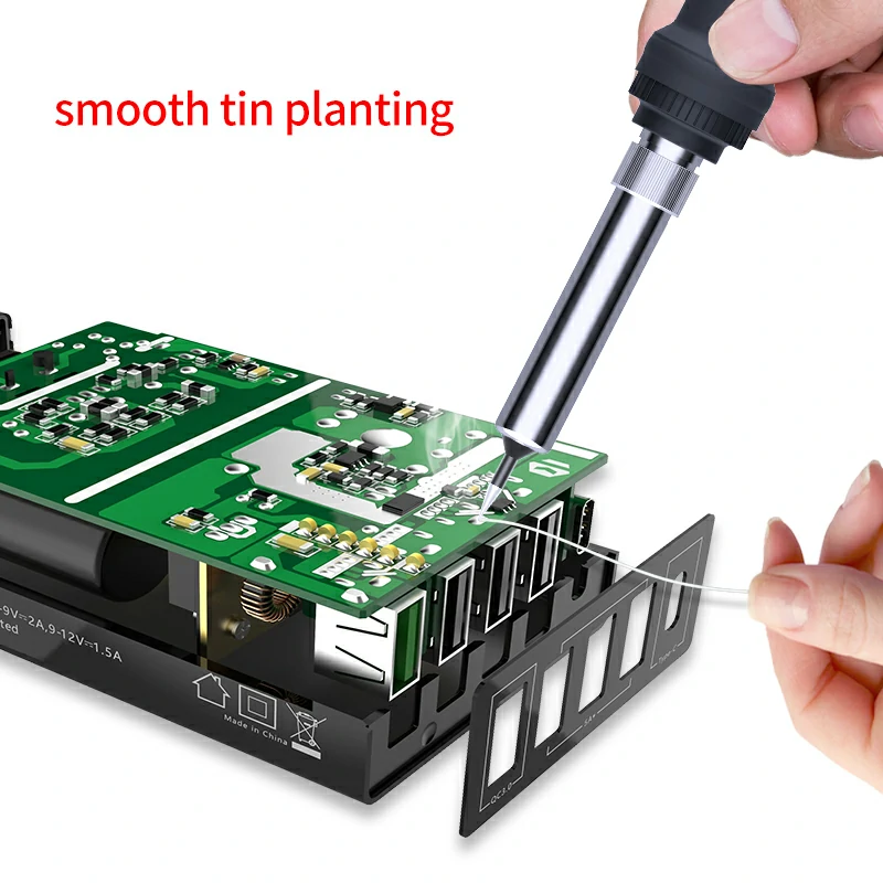 5PCS 936 Universal Lead-Free Silver Soldering Iron Tips Replacement  7