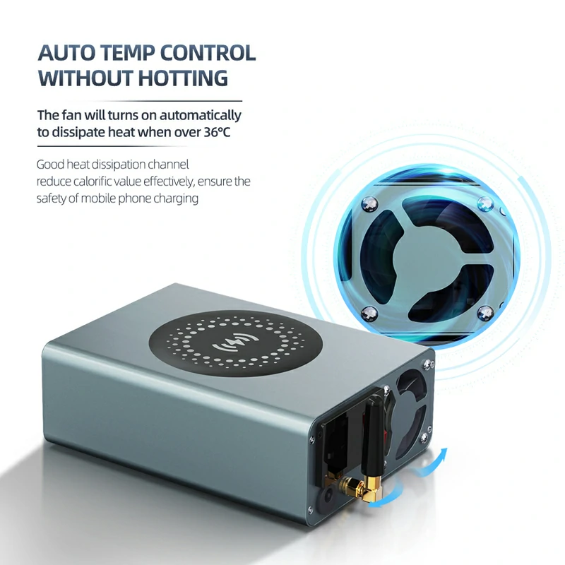 DP20 Desktop Smart Fast Charger for iPhone Android PD QC Fast Charging  4