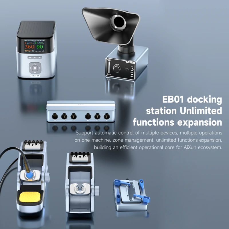 Smart Soldering Workstation T400 320W Soldering Iron Kit for Repair - AiXun 5