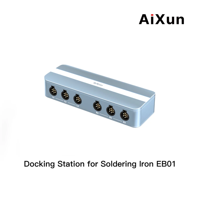 EB01 Smart Docking Station Dual Channel Six-in-Two HUB Ports for Soldering Station