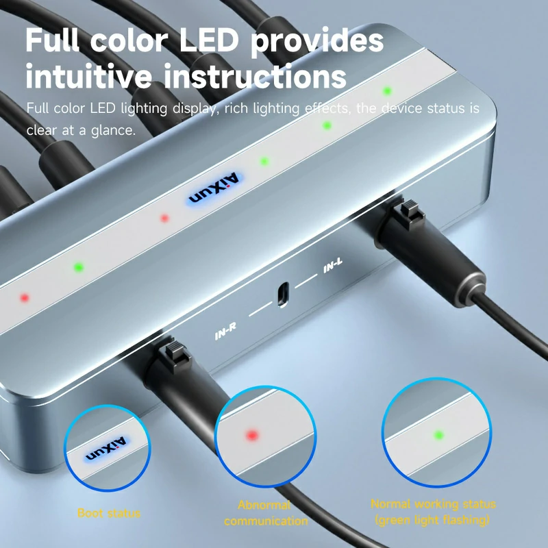 EB01 Smart Docking Station Dual Channel Six-in-Two HUB Ports for Soldering Station 4