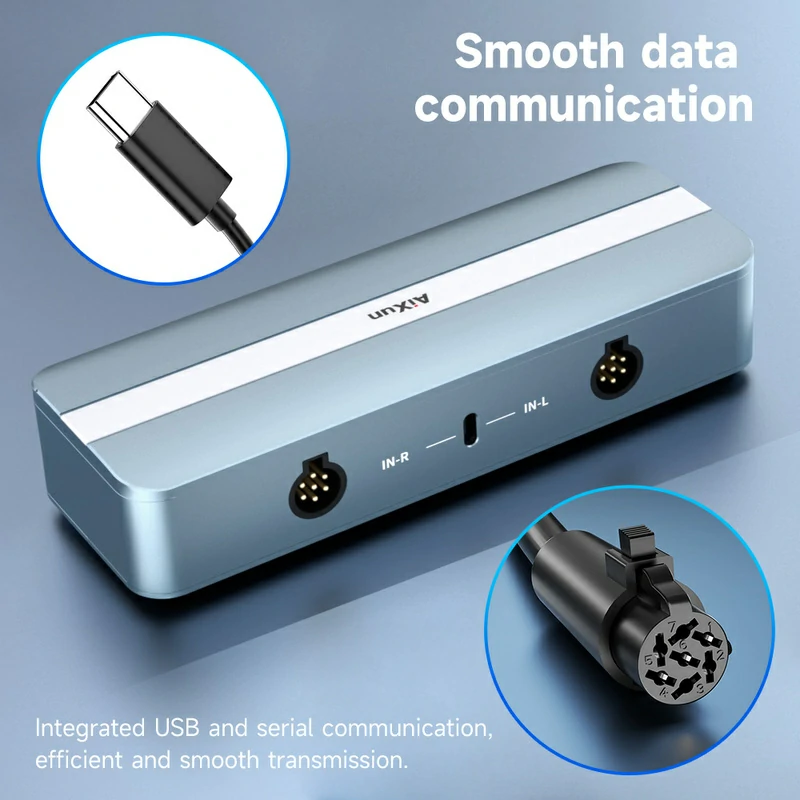 EB01 Smart Docking Station Dual Channel Six-in-Two HUB Ports for Soldering Station 7