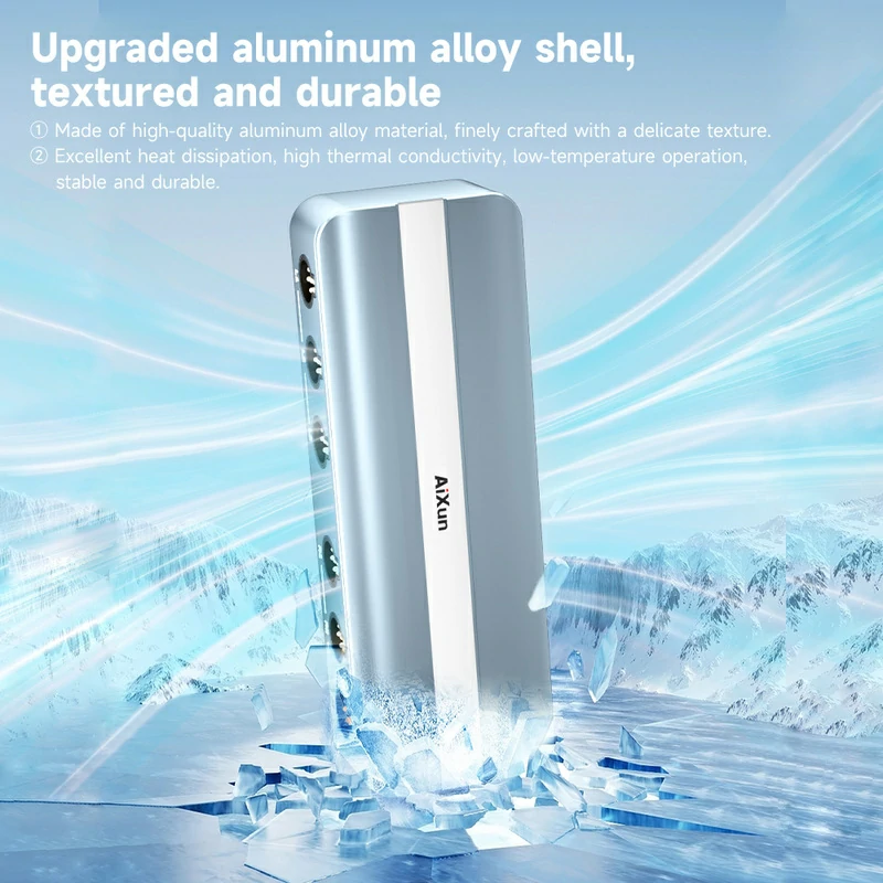 EB01 Smart Docking Station Dual Channel Six-in-Two HUB Ports for Soldering Station 8