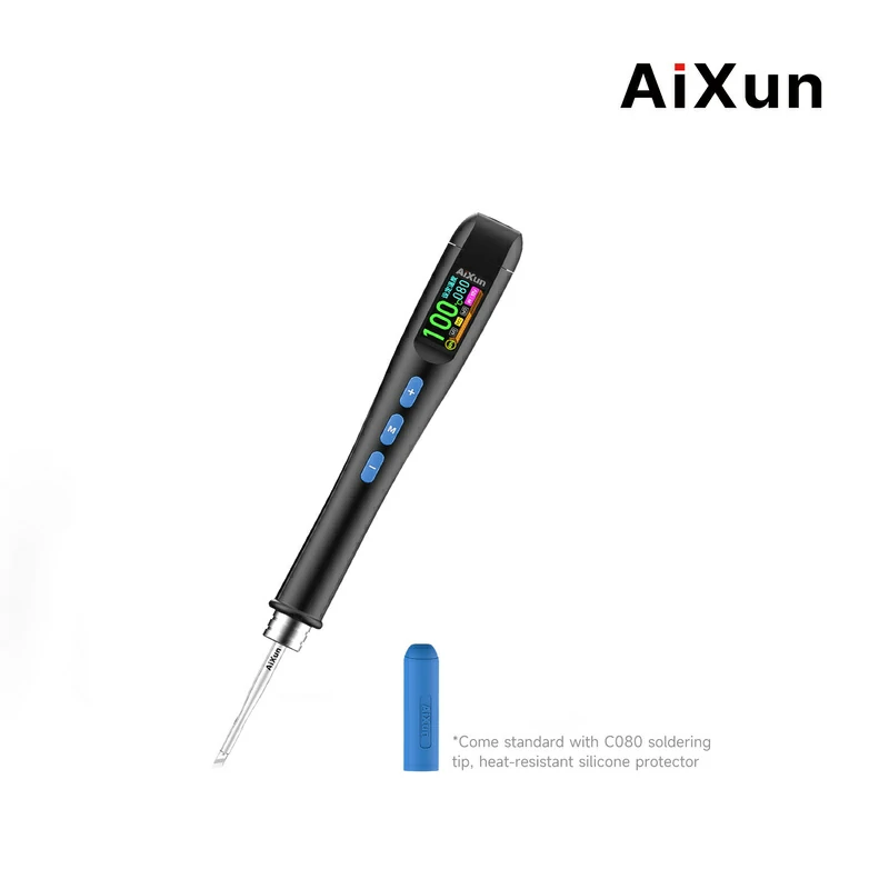 T208 MINI Portable Smart Soldering Station LCD Screen Soldering Iron