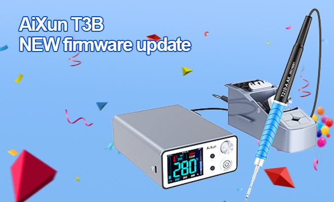 AiXun T3B soldering station firmware update.