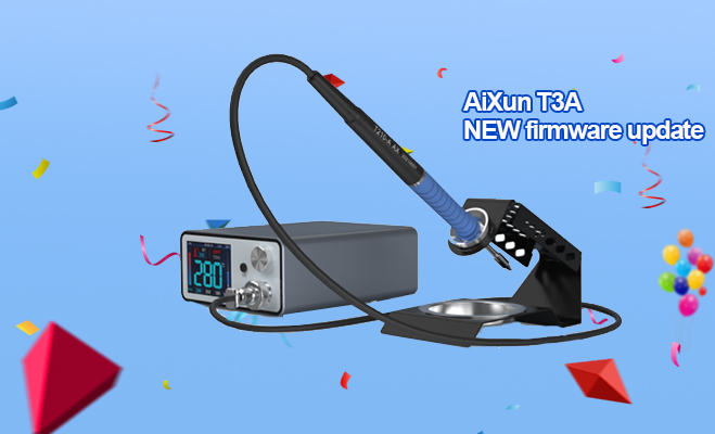 AiXun T3A soldering station firmware update.