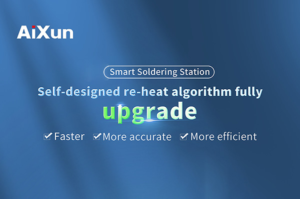 AiXun Smart Soldering Station Self-designed Re-heat Algorithm Fully Upgrade