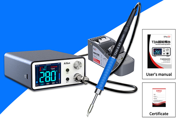 What tools are included in a soldering kit?