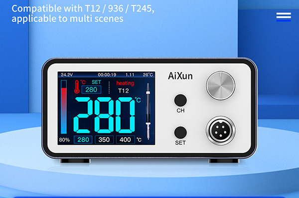 Best soldering station for beginners and experts - AiXun T3A
