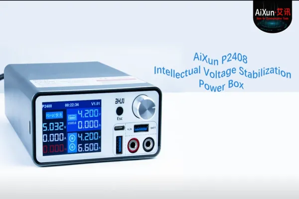 DC POWER SUPPLY MACHINE USE | Operation Instruction on AiXun P2408S Power Supply for Mobile Repair