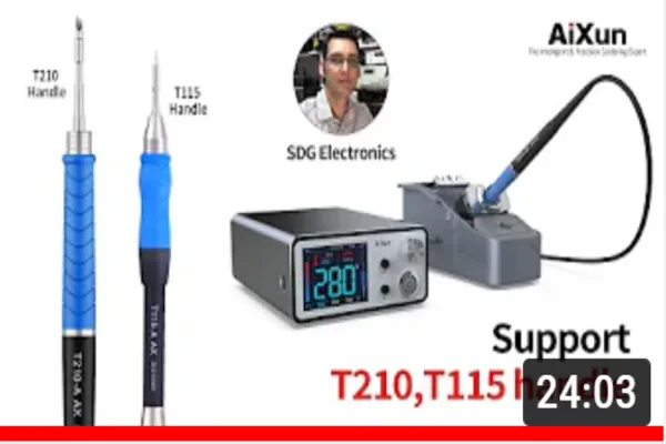 2022 JBC Style Soldering Station: AiXun T3B is The Best (Reviewed by SDG Electronics)