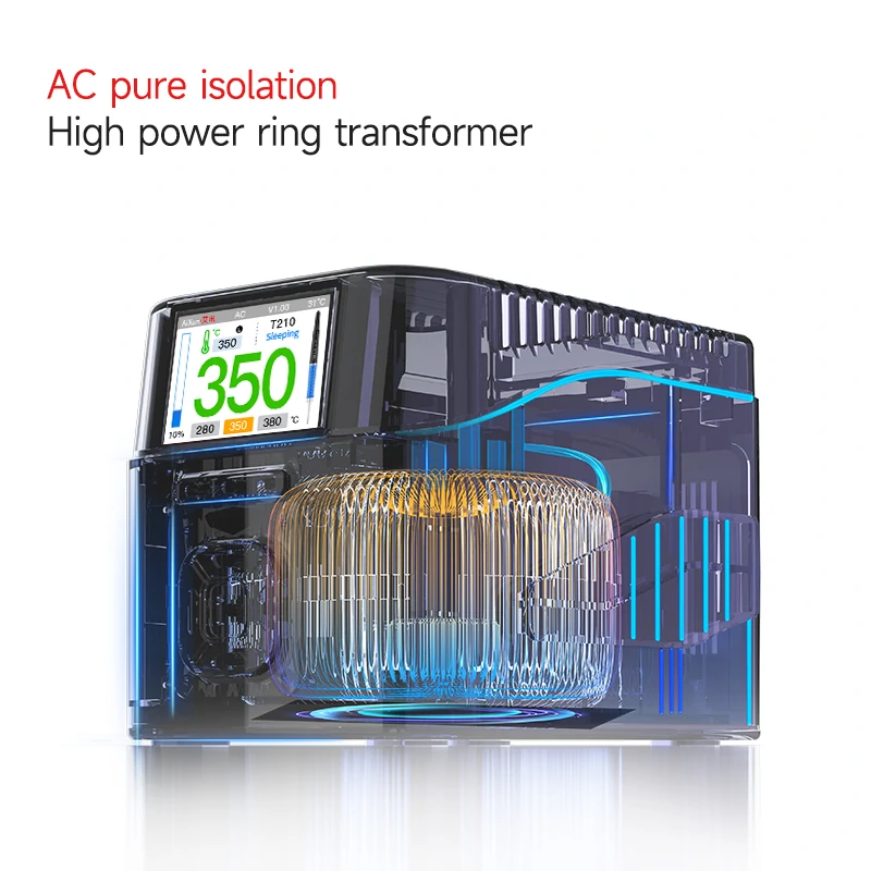 T420 Dual Channel Smart Digital Soldering Station Kit for BGA Rework 7