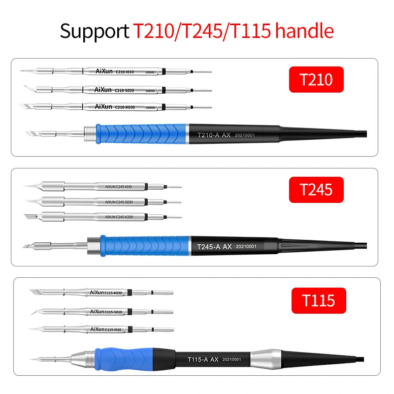 T420 Dual Channel Smart Digital Soldering Station Kit for BGA Rework 8