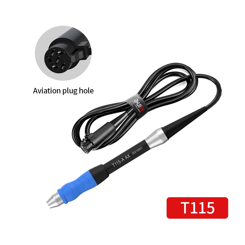 T420D 200W Dual Channel Soldering Station with T245/T210/T115 Handles for Electronics 9