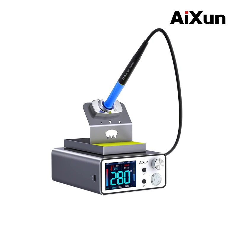 T3BS 75W Integrated Soldering Iron Station for Electronics Repair