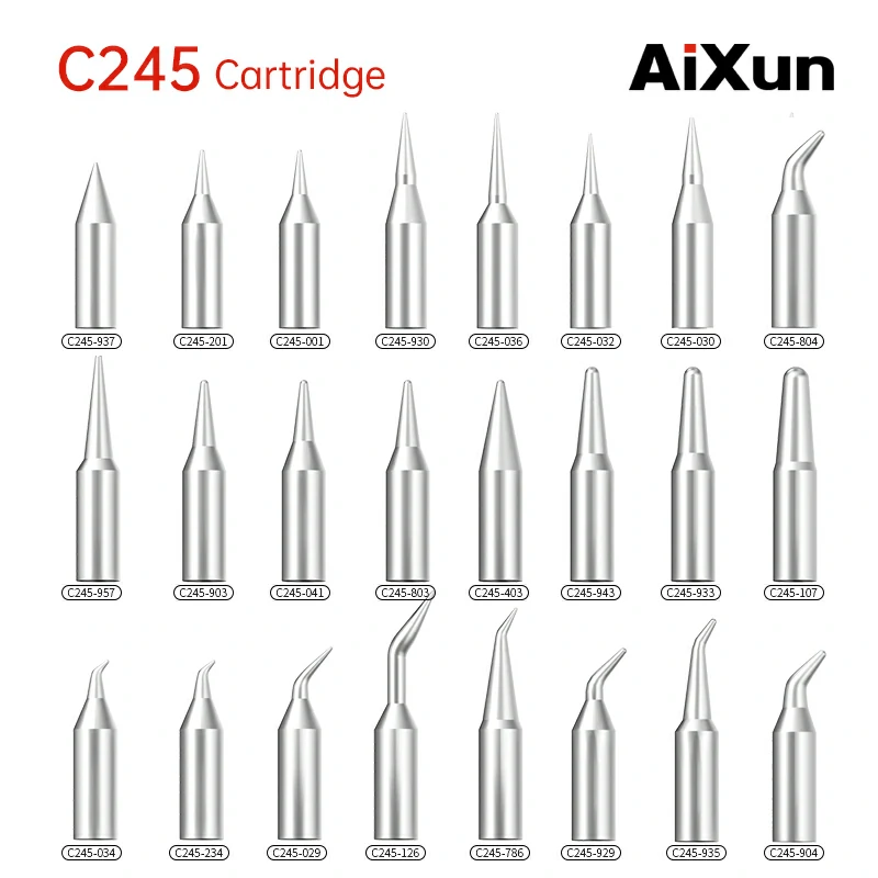 C245 Customized Soldering Iron Tips Cartridge Replacement Tip for Soldering Rework