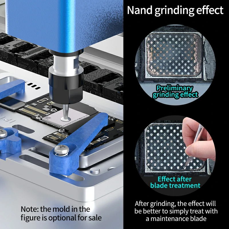 CNC Chip Grinding Machine for Chip IC, CPU, Nand and Mainboard Grind 4