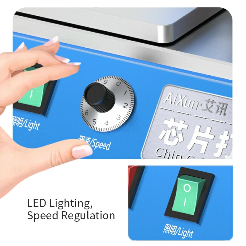 CNC Chip Grinding Machine for Chip IC, CPU, Nand and Mainboard Grind 7