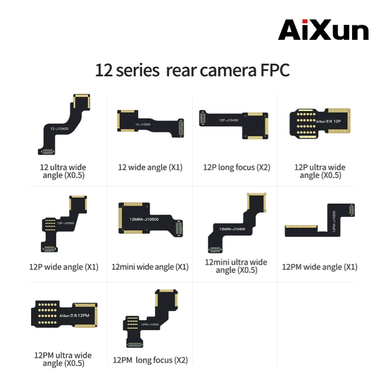 iPhone 7P-13 Series Rear Camera Flex Cable Replacement FPC with Pin Header  2