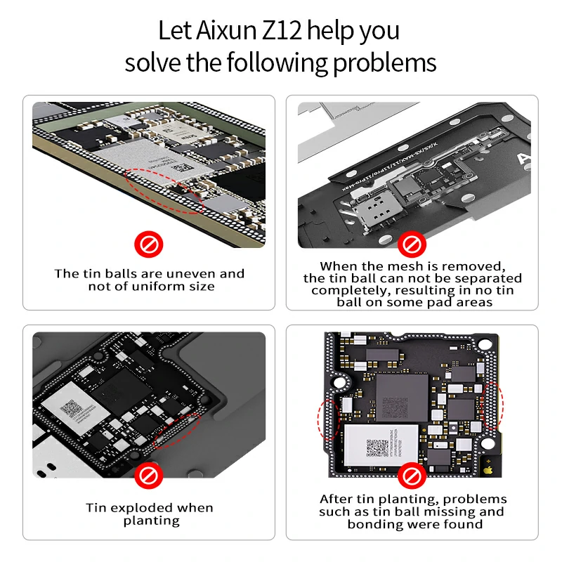 Z12 Strong Magnetic Middle Frame Reballing Platform for iPhone 12 Series Motherboard Repair 3