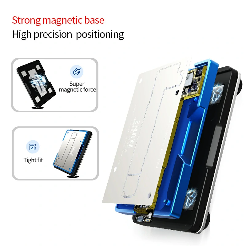 Z12 Strong Magnetic Middle Frame Reballing Platform for iPhone 12 Series Motherboard Repair 4