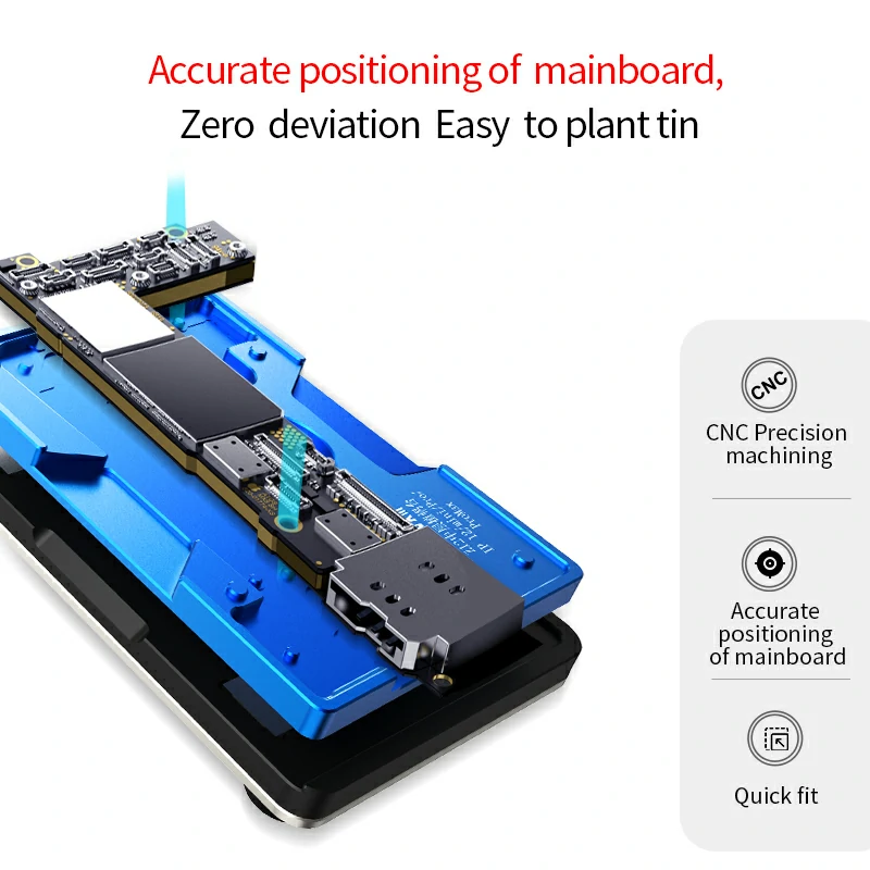 Z12 Strong Magnetic Middle Frame Reballing Platform for iPhone 12 Series Motherboard Repair 5