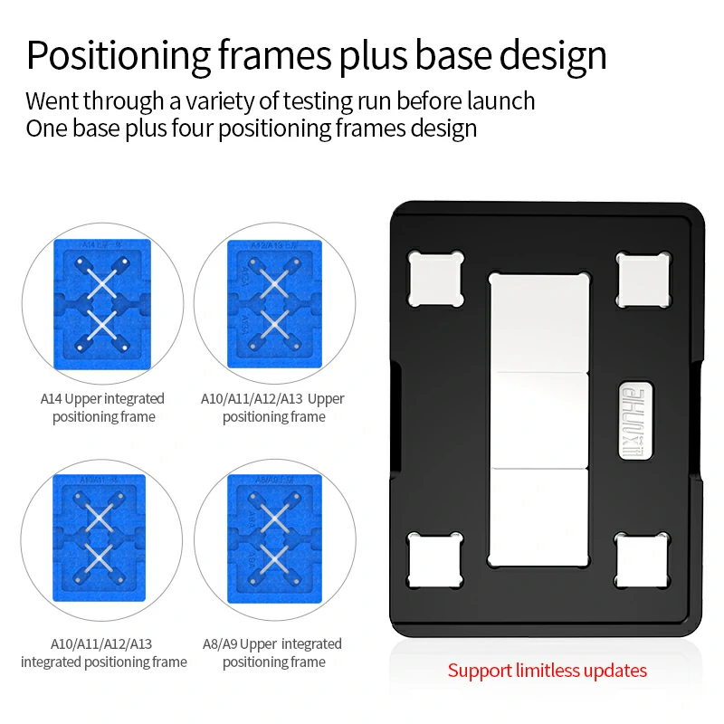 A8-A14 CPU IC Reballing Platform Tin Planting Base Repair Kit for iPhone 6-12ProMax 4