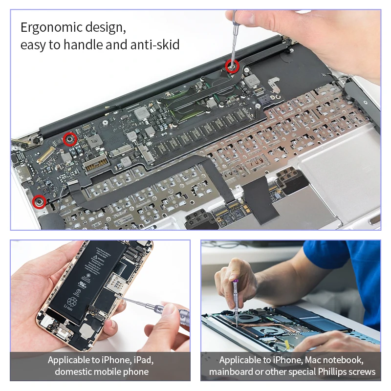 IS003 New Design 360° High Speed Rotation Screwdriver Tool Set for iPhone Repair 10