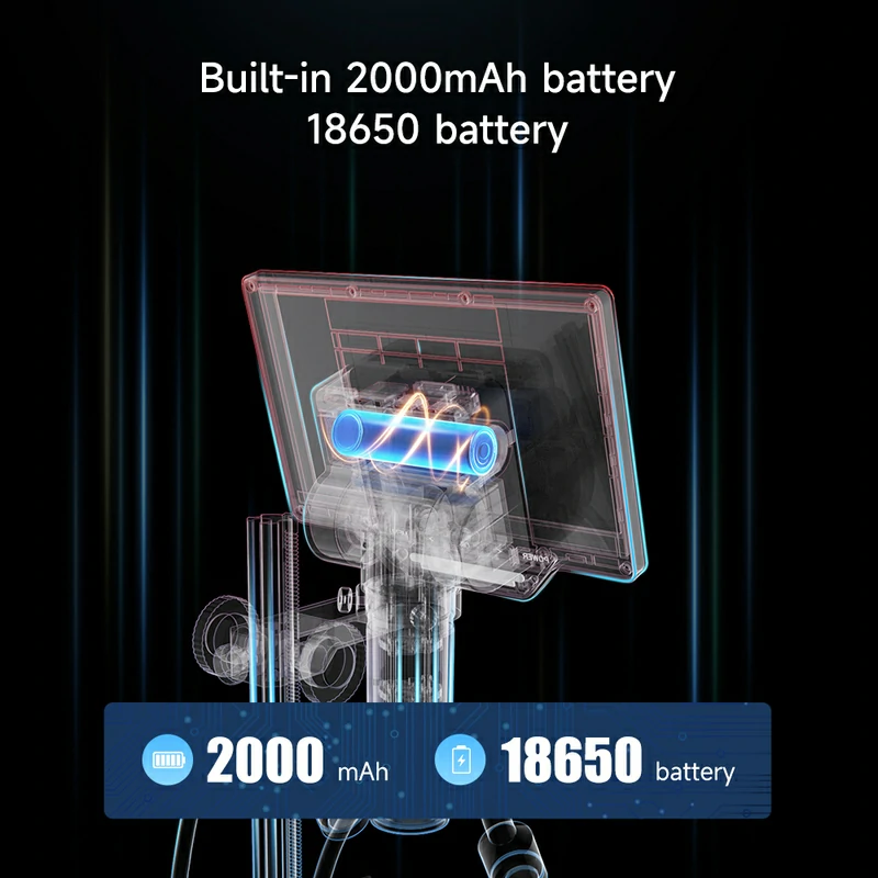 DM21 7-Inch Electronic Digital Microscope With Multimeter Design For Soldering 7