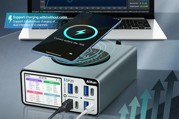 AiXun New Released DP20 Desktop Smart Fast Charger