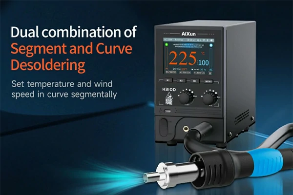 6 Features of H310D 1000W Smart Hot Air Rework Station 