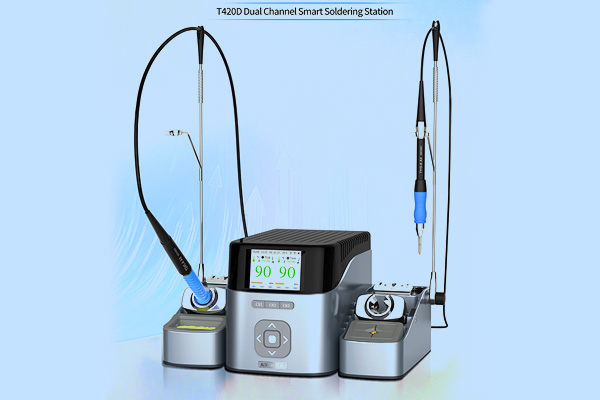 AiXun T420D Dual Channel Smart Soldering Station UI Newly Upgraded