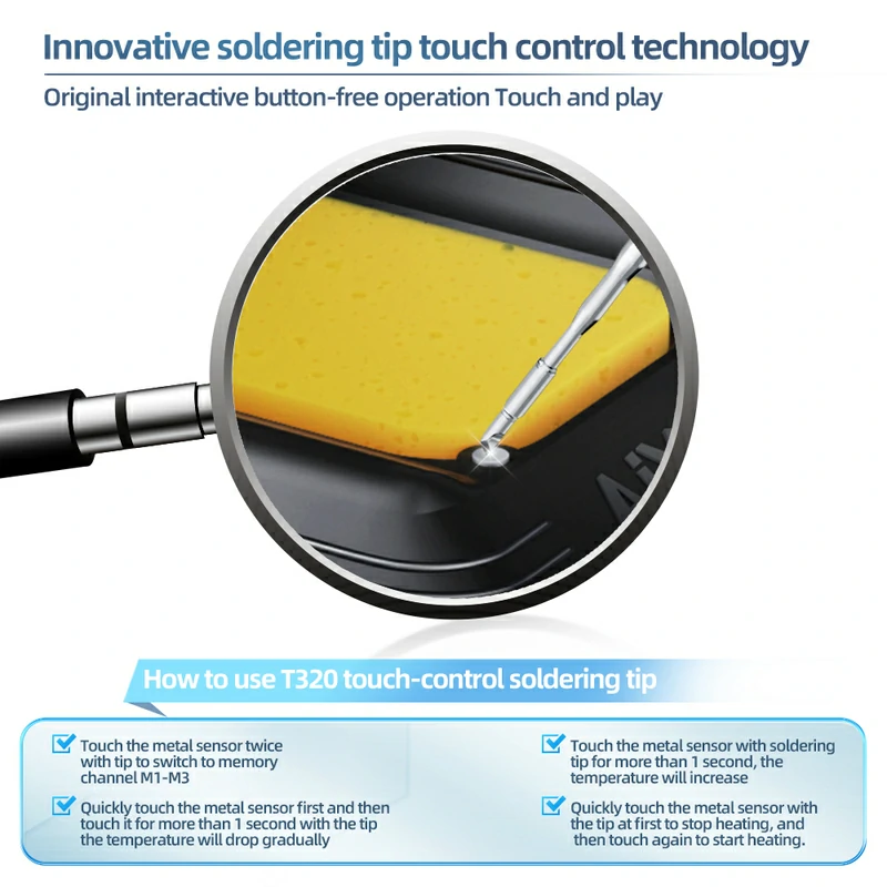 T320 Integrated Precision 200W Smart Soldering Station For T210 And T245 2