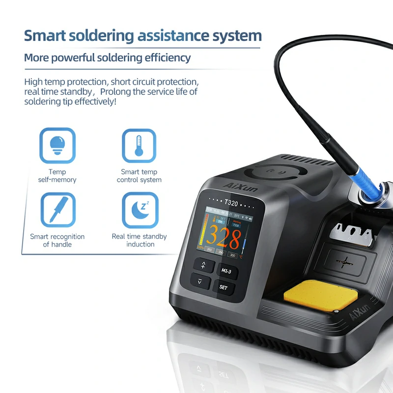 T320 Integrated Precision 200W Smart Soldering Station For T210 And T245 6