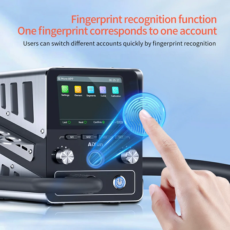 H314 1400W Smart Hot Air Rework Station Heating Intelligent Rework Station For SMD BGA Repair 3