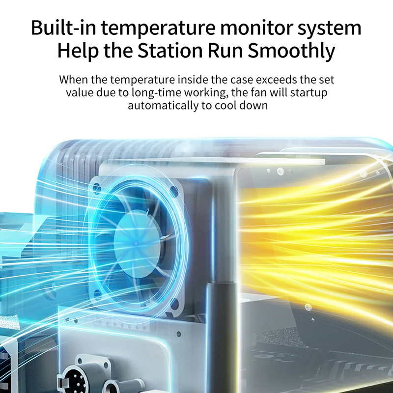 T413 200W Integrated Smart Soldering Station Compatible with T245/T225 Handle 7
